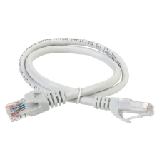 ITK Коммутационный шнур (патч-корд), кат.5Е UTP, 10м, серый (PC01-C5EU-10M)