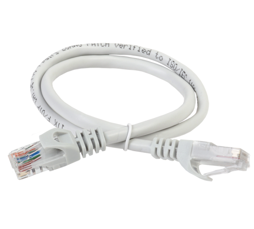 ITK Коммутационный шнур (патч-корд), кат.5Е UTP, 10м, серый (PC01-C5EU-10M) ITK Коммутационный шнур (патч-корд), кат.5Е UTP, 10м, серый (PC01-C5EU-10M)