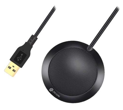 Микрофон проводной Оклик MP-M550 2м черный