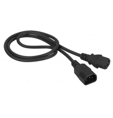 Шнур питания C13-C14, 220В, 10А, черный, 10 метров (LAN-PP13/14-10-BK)
