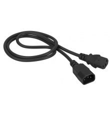 Шнур питания C13-C14, 3х0.75, 220В, 10А, черный, 7 метров (LAN-PP13/14-7.0-BK)