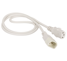 Шнур питания C13-C14, 3х0.75, 220В, 10А, белый, 7 метров (LAN-PP13/14-7.0-WH)