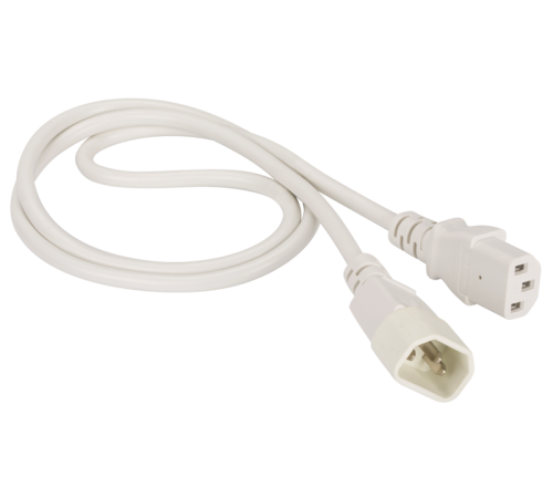 Шнур питания C13-C14, 3х0.75, 220В, 10А, белый, 7 метров (LAN-PP13/14-7.0-WH)