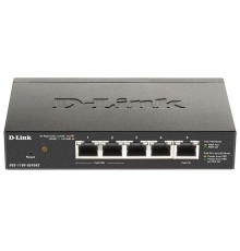 Коммутатор D-Link DGS-1100-05PDV2 5G 2PoE настраиваемый