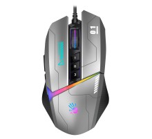 Мышь A4Tech Bloody W60 Max Gun серый/черный оптическая (10000dpi) USB (10but)