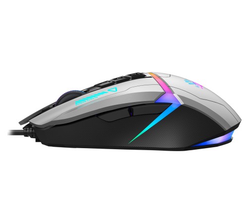 Мышь A4Tech Bloody W60 Max Gun серый/черный оптическая (10000dpi) USB (10but)