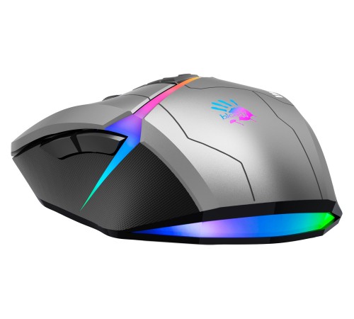 Мышь A4Tech Bloody W60 Max Gun серый/черный оптическая (10000dpi) USB (10but)