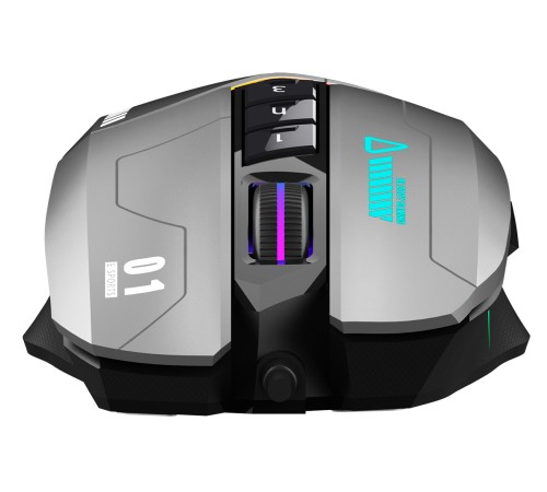 Мышь A4Tech Bloody W60 Max Gun серый/черный оптическая (10000dpi) USB (10but)