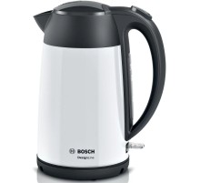 Чайник электрический Bosch TWK3P421 1.7л. 2400Вт белый/черный (корпус: нержавеющая сталь)