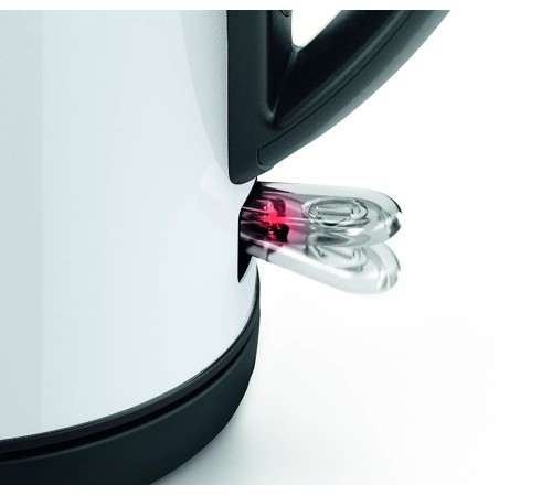 Чайник электрический Bosch TWK3P421 1.7л. 2400Вт белый/черный (корпус: нержавеющая сталь)