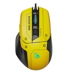 Мышь A4Tech Bloody W70 Max Punk желтый/черный оптическая (10000dpi) USB (11but)