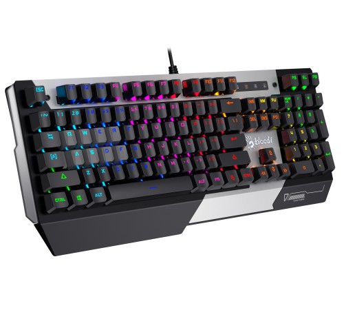 Клавиатура A4Tech Bloody B865R механическая серый USB for gamer LED Клавиатура A4Tech Bloody B865R механическая серый USB for gamer LED