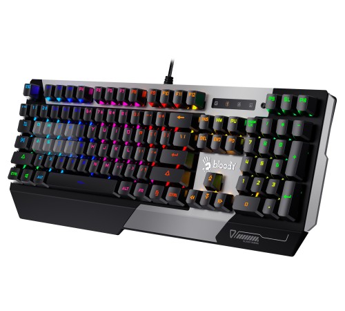Клавиатура A4Tech Bloody B865R механическая серый USB for gamer LED Клавиатура A4Tech Bloody B865R механическая серый USB for gamer LED