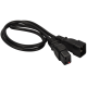 Шнур питания с блокировкой C19-C20, 3х1.5, 220В, 16А, черный, 5 метров (LAN-PP19L/20-5.0-BK)