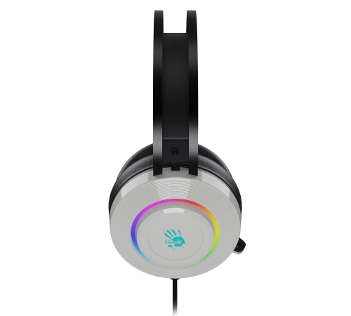 Наушники с микрофоном A4Tech Bloody G521 белый 2.3м мониторные оголовье (G521 (WHITE)) Наушники с микрофоном A4Tech Bloody G521 белый 2.3м мониторные оголовье (G521 (WHITE))