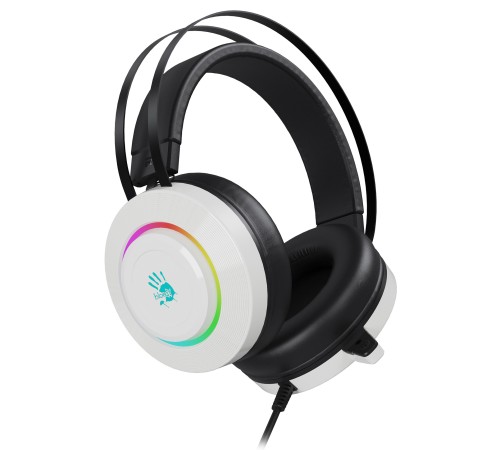 Наушники с микрофоном A4Tech Bloody G521 белый 2.3м мониторные оголовье (G521 (WHITE)) Наушники с микрофоном A4Tech Bloody G521 белый 2.3м мониторные оголовье (G521 (WHITE))