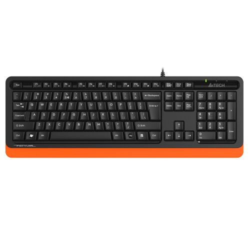 Клавиатура A4Tech Fstyler FKS10 черный/оранжевый USB Клавиатура A4Tech Fstyler FKS10 черный/оранжевый USB