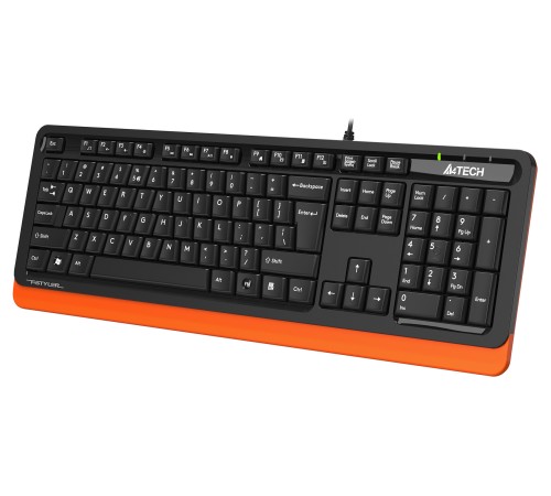 Клавиатура A4Tech Fstyler FKS10 черный/оранжевый USB Клавиатура A4Tech Fstyler FKS10 черный/оранжевый USB
