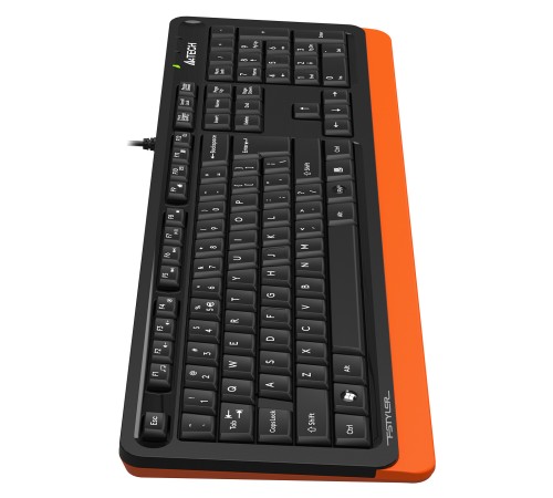 Клавиатура A4Tech Fstyler FKS10 черный/оранжевый USB Клавиатура A4Tech Fstyler FKS10 черный/оранжевый USB