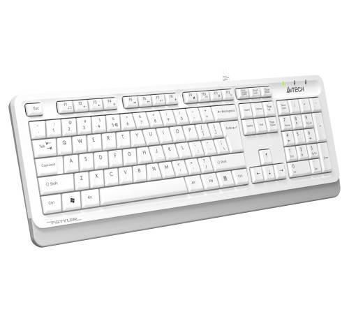 Клавиатура A4Tech Fstyler FKS10 белый/серый USB Клавиатура A4Tech Fstyler FKS10 белый/серый USB