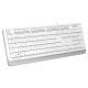 Клавиатура A4Tech Fstyler FKS10 белый/серый USB