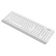 Клавиатура A4Tech Fstyler FKS10 белый/серый USB