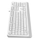 Клавиатура A4Tech Fstyler FKS10 белый/серый USB
