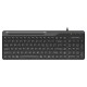 Клавиатура A4Tech Fstyler FK25 черный USB slim