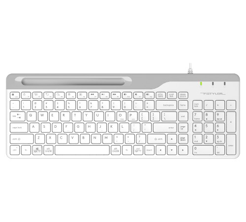 Клавиатура A4Tech Fstyler FK25 белый USB slim Клавиатура A4Tech Fstyler FK25 белый USB slim