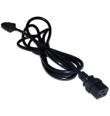Шнур питания C19-C14, 220В, 10А, черный, 2 метра (LAN-PP19/14-2.0-BK)
