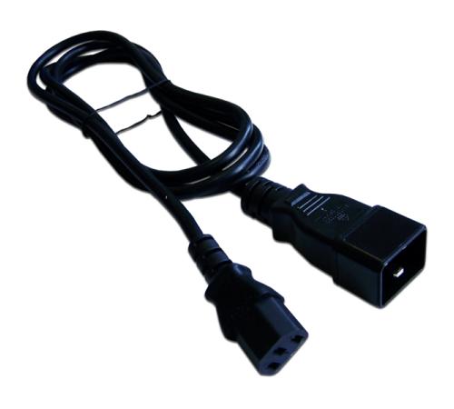 Шнур питания С13-C20, 3х0.75, 220В, 10А, черный, 5 метров (LAN-PP13/20-5.0-BK)