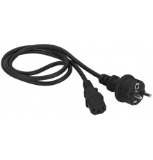 Шнур питания C13-Schuko прямая, 3х0.75, 220В, 10А, черный, 7 метров (LAN-PP13/SH-7.0-BK)