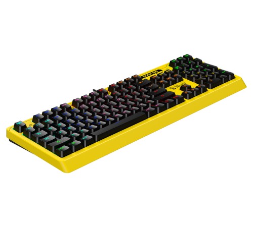 Клавиатура A4Tech Bloody B810RC Punk механическая желтый/черный USB for gamer LED