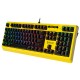 Клавиатура A4Tech Bloody B810RC Punk механическая желтый/черный USB for gamer LED