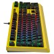 Клавиатура A4Tech Bloody B810RC Punk механическая желтый/черный USB for gamer LED