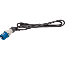 Шнур питания C19-I309 Male, 3х2.5, 220В, 16А, черный, 2.5 метра (LAN-PP9M/19-2.5-BK)