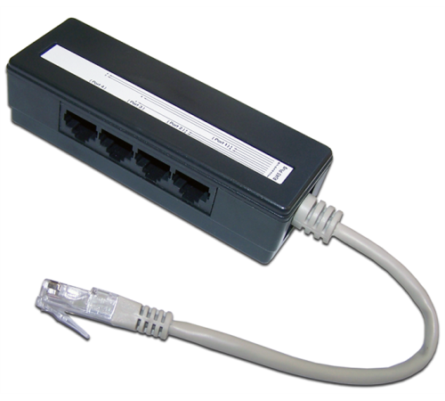 Сплиттер 1 на 4 RJ-45 (TWT-4U1) Сплиттер 1 на 4 RJ-45 (TWT-4U1)