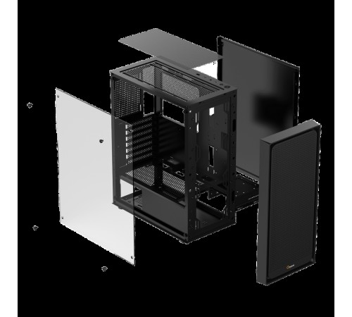 Корпус Ocypus Gamma C50 без БП Black (Gamma-C50-BKG000XX-GL)