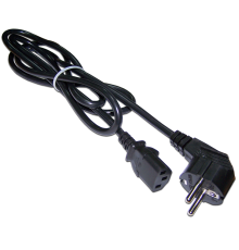Шнур питания C13-Schuko прямая, 3х0.75, 220В, 10А, черный, 3 метра (LAN-PP13/SH-3.0-BK)