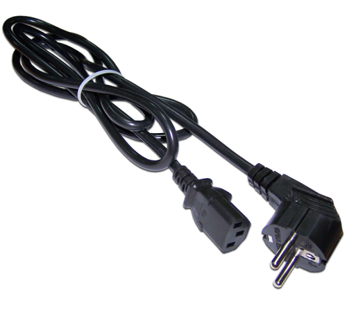 Шнур питания C13-Schuko прямая, 3х0.75, 220В, 10А, черный, 3 метра (LAN-PP13/SH-3.0-BK)