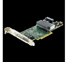 RAID-контроллер Broadcom 9361-8i(2G) SGL (LSI00462 / 05-25420-17004 / 03-25420-08D) PCIe 3.0 x8 LP, SAS/SATA 12G, RAID 0,1,5,6,10,50,60, 8port (2*int SFF8643), Cache 2GB, 3108ROC, RTL  (R8i) {5}, (003563)