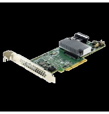 RAID-контроллер Broadcom 9361-8i(2G) SGL (LSI00462 / 05-25420-17004 / 03-25420-08D) PCIe 3.0 x8 LP, SAS/SATA 12G, RAID 0,1,5,6,10,50,60, 8port (2*int SFF8643), Cache 2GB, 3108ROC, RTL  (R8i) {5}, (003563)