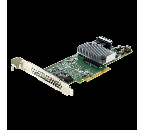 RAID-контроллер Broadcom 9361-8i(2G) SGL (LSI00462 / 05-25420-17004 / 03-25420-08D) PCIe 3.0 x8 LP, SAS/SATA 12G, RAID 0,1,5,6,10,50,60, 8port (2*int SFF8643), Cache 2GB, 3108ROC, RTL  (R8i) {5}, (003563)