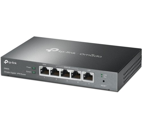 Роутер TP-Link SafeStream (TL-R605) 10/100/1000BASE-TX черный