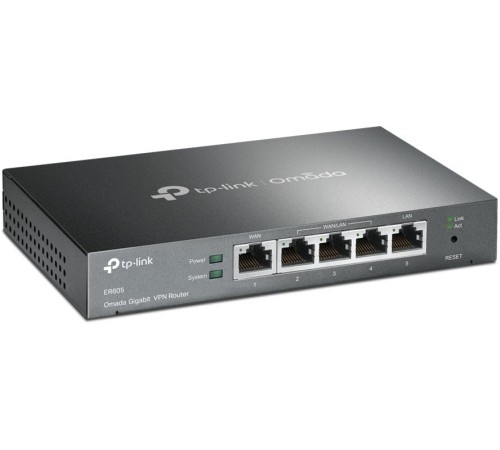 Роутер TP-Link SafeStream (TL-R605) 10/100/1000BASE-TX черный