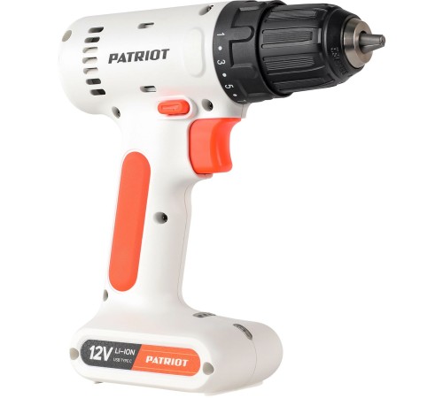PATRIOT BR 113Li Дрель-шуруповерт аккумуляторная [180301113] { встроенная АКБ Li-Ion 12В, 1,3 Ач, 18Нм, 1 скороть, коробка }