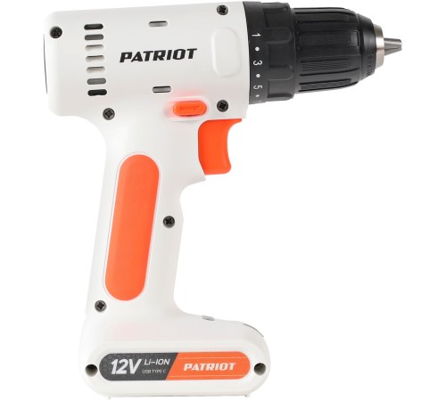 PATRIOT BR 113Li Дрель-шуруповерт аккумуляторная [180301113] { встроенная АКБ Li-Ion 12В, 1,3 Ач, 18Нм, 1 скороть, коробка }