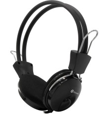 Наушники с микрофоном Оклик HS-M200 черный 1.8м накладные оголовье (1532011)