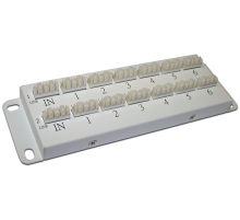Коммутационная телефонная панель, параллельное подключение 2х6 (LAN-HCS-PPT2X6)