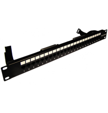 Патч-панель TELCO, 19", 1U, 24 порта RJ-45, контакты 12, 36 (TWT-PP24TLC-1236)
